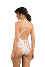 Laad de afbeelding in de Gallery-viewer, Model Back: Rio De Sol One-Piece Countryside Julia