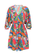 Laad de afbeelding in de Gallery-viewer, Product Front: Rio De Sol Mini Dress Jungle Mini Dress