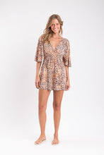 Laad de afbeelding in de Gallery-viewer, Image 03: Rio De Sol Mini Dress Leopard Mini Dress