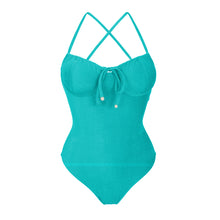 Laad de afbeelding in de Gallery-viewer, Product Front: Rio De Sol One-Piece Malibu-Atol Julia