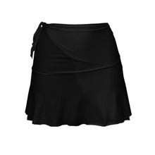 Laad de afbeelding in de Gallery-viewer, Product Front: Rio De Sol Beach Skirt Mini Skirt Nero