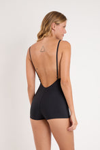 Laad de afbeelding in de Gallery-viewer, Model Back: Rio De Sol One-Piece Nero Margot