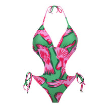 Laad de afbeelding in de Gallery-viewer, Product Front: Rio De Sol One-Piece Parrots Trikini
