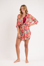 Laad de afbeelding in de Gallery-viewer, Image 08: Rio De Sol Shirtdress Sea-Bloom Chemise Gabriele