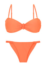 Laad de afbeelding in de Gallery-viewer, Product Front: Rio De Sol Set Set Dende Bandeau-Crispy Cheeky-Crispy