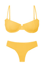 Laad de afbeelding in de Gallery-viewer, Product Front: Rio De Sol Set Set Malibu-Yellow Balconet Ciao
