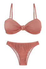 Laad de afbeelding in de Gallery-viewer, Product Front: Rio De Sol Set Set Shimmer-Copper Bandeau-Joy Essential