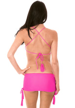 Laad de afbeelding in de Gallery-viewer, Image 04: Rio De Sol Top Soutien Ambra Jupe Rosa Choque