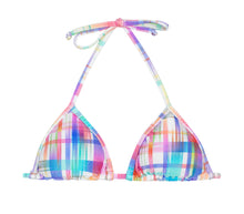 Laad de afbeelding in de Gallery-viewer, Product Front: Rio De Sol Top Soutien Plaid Micro