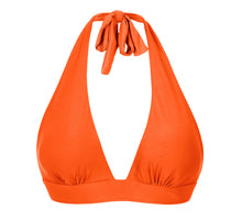 Laad de afbeelding in de Gallery-viewer, Product Front: Rio De Sol Top Top Calendula Halter-Cos