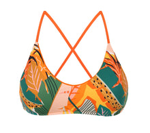 Laad de afbeelding in de Gallery-viewer, Product Front: Rio De Sol Top Top El-Arco Bralette-Orange