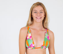 Laad de afbeelding in de Gallery-viewer, Gallery: Rio De Sol Top Top Green-Bloom Halter-Double