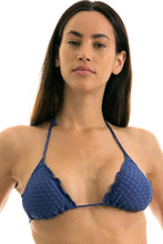 Laad de afbeelding in de Gallery-viewer, Gallery: Rio De Sol Top Top Kiwanda Denim Frufru