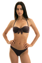 Laad de afbeelding in de Gallery-viewer, Model Front: Rio De Sol Top Top Meteorite Bandeau