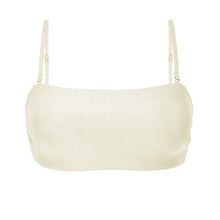Laad de afbeelding in de Gallery-viewer, Product Front: Rio De Sol Top Top Off-White Bandeau-Reto