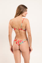Laad de afbeelding in de Gallery-viewer, Model Back: Rio De Sol Top Top Sea-Bloom Bandeau-Joy
