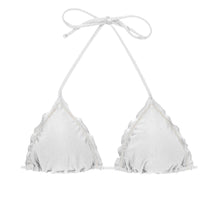 Laad de afbeelding in de Gallery-viewer, Product Front: Rio De Sol Top Top Shimmer-White Frufru