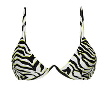 Laad de afbeelding in de Gallery-viewer, Product Front: Rio De Sol Top Top Wild-Black Tri-Aro