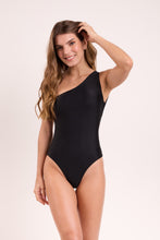 Laad de afbeelding in de Gallery-viewer, Model Front: Rio De Sol One-Piece Touch-Black Sienna