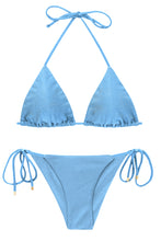 Laad de afbeelding in de Gallery-viewer, Product Front: Rio De Sol Set Set Shimmer-Baltic-Sea Tri-Inv Cheeky-Tie
