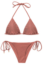 Laad de afbeelding in de Gallery-viewer, Product Front: Rio De Sol Set Set Shimmer-Copper Tri-Inv Cheeky-Tie
