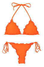 Laad de afbeelding in de Gallery-viewer, Product Front: Rio De Sol Set Set Dots-Orange Frufru-Fio
