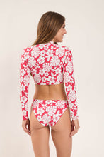 Laad de afbeelding in de Gallery-viewer, Model Back: Wednesday In Hawaii By Rio De Sol Top Top Pua-Hibiscus Reef
