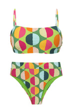 Laad de afbeelding in de Gallery-viewer, Product Front: Rio De Sol Set Set Garden-City Bandeau-Reto Hotpant-Cos
