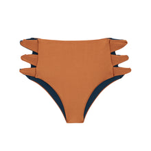 Laad de afbeelding in de Gallery-viewer, Product Front: Rio De Sol Bottom Bottom Nocciola High-Waist-Spin
