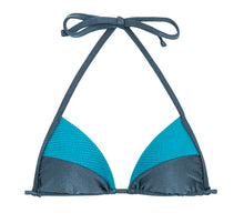 Laad de afbeelding in de Gallery-viewer, Product Front: Rio De Sol Top Top Galaxia Recorte Tri
