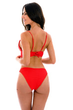 Laad de afbeelding in de Gallery-viewer, Model Back: Rio De Sol Bottom Bottom Cotele-Tomate Comfy
