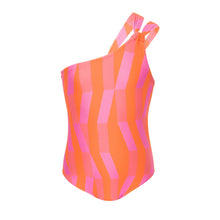 Laad de afbeelding in de Gallery-viewer, Product Front: Rio De Sol Girl's One-Piece Sunrise Santorini-Kids
