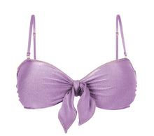 Laad de afbeelding in de Gallery-viewer, Product Front: Rio De Sol Top Top Shimmer-Harmonia Bandeau-Knot
