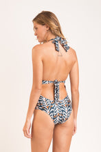 Laad de afbeelding in de Gallery-viewer, Model Back: Rio De Sol One-Piece Ikat Mel-Op

