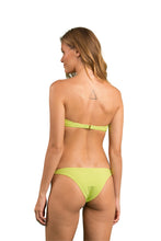Laad de afbeelding in de Gallery-viewer, Model Back: Rio De Sol Top Top Bora-Citrus Bandeau-Joy

