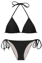 Laad de afbeelding in de Gallery-viewer, Product Front: Rio De Sol Set Set Shimmer-Black Tri-Inv Ibiza-Comfy
