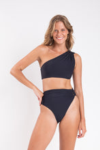 Laad de afbeelding in de Gallery-viewer, Model Front: Rio De Sol Top Top Nero Zadar
