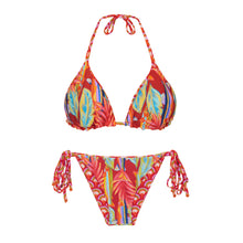 Laad de afbeelding in de Gallery-viewer, Product Back: Rio De Sol Set Set Floral-Scales Tri-Inv Lacinho
