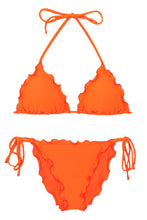 Laad de afbeelding in de Gallery-viewer, Product Front: Rio De Sol Set Set Dots-Orange Frufru-Comfy
