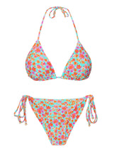 Laad de afbeelding in de Gallery-viewer, Product Front: Rio De Sol Set Set Ditsy-Sky Tri-Inv Cheeky-Tie
