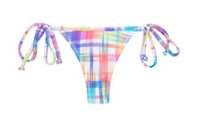 Laad de afbeelding in de Gallery-viewer, Product Front: Rio De Sol Bottom Calcinha Plaid Micro
