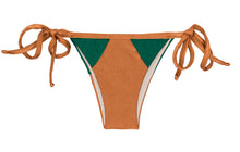 Laad de afbeelding in de Gallery-viewer, Product Front: Rio De Sol Bottom Calcinha Copper Green
