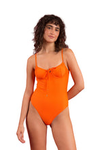Laad de afbeelding in de Gallery-viewer, Image 04: Rio De Sol One-Piece Dots-Orange Julia
