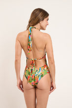 Laad de afbeelding in de Gallery-viewer, Model Back: Rio De Sol One-Piece Tropical Mel-Op
