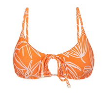 Laad de afbeelding in de Gallery-viewer, Product Front: Rio De Sol Top Top Trail-Orange Tank-Tie
