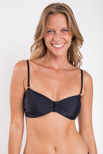 Laad de afbeelding in de Gallery-viewer, Gallery: Rio De Sol Top Top Touch-Black Bandeau-Crispy
