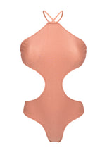 Laad de afbeelding in de Gallery-viewer, Product Front: Rio De Sol One-Piece Rose Body Decote
