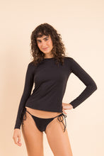Laad de afbeelding in de Gallery-viewer, Image 08: Rio De Sol Top Nero Rash-Guard
