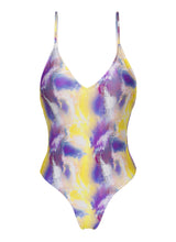 Laad de afbeelding in de Gallery-viewer, Product Front: Rio De Sol One-Piece Tiedye-Purple Hype
