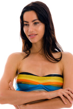 Laad de afbeelding in de Gallery-viewer, Gallery: Rio De Sol Top Top Artsy Bandeau-Pli
